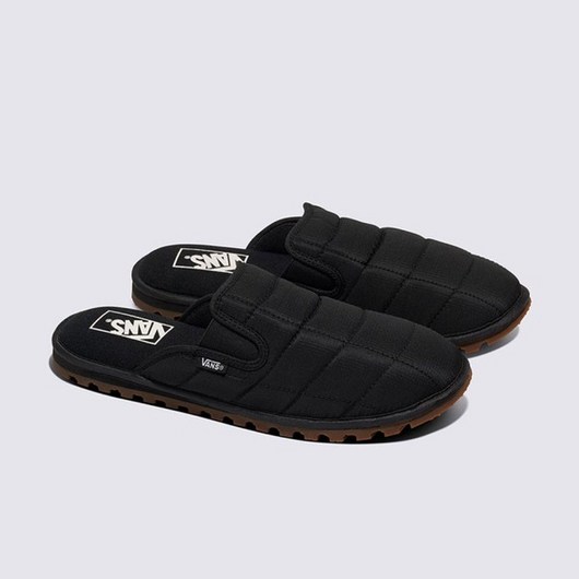 반스 VN000D27BLK VANS MTE Mountain Mule 마운틴 뮬 방한 체크 블랙 화이트 남여공용 방수 슬리퍼