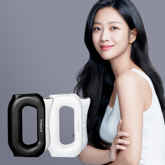 바디앤 슬림핏 괄사 EMS 저주파 바디라인 마사지기 2개 세트(전용 마사지젤 증정), 펄블랙+펄화이트