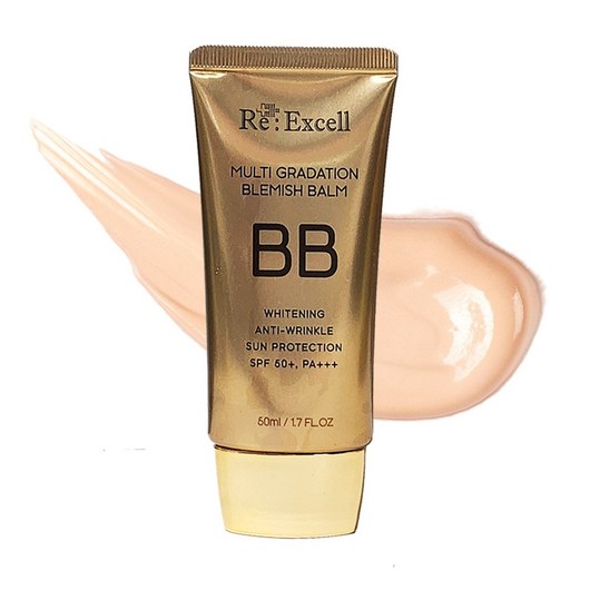 리엑셀 멀티 3중 기능성 모공 완벽 커버 럭셔리 BB크림 SPF50+ PA+++, 1개, 50ml, 21호~23호사이