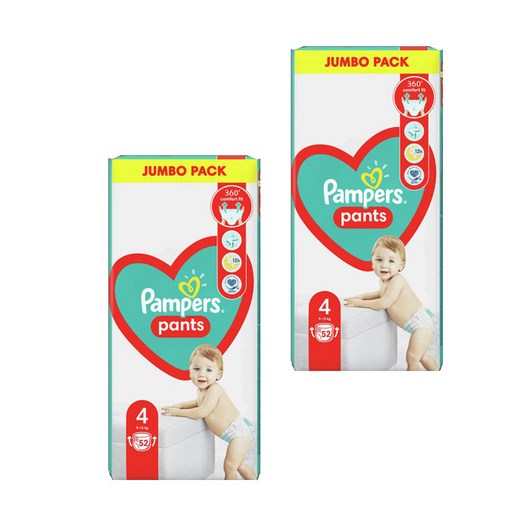 유럽산 팸퍼스 베이비드라이 기저귀 팬티 형 3 4 5 6 7 단계 pampers 아동공용, 104매, 4단계