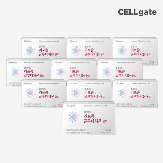 셀게이트 리포좀 글루타치온 골드 2g 30포, 10개, 60g