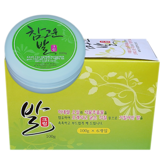 삼현 참고운발 크림 100g 6개(1BOX), 1개, 6개입