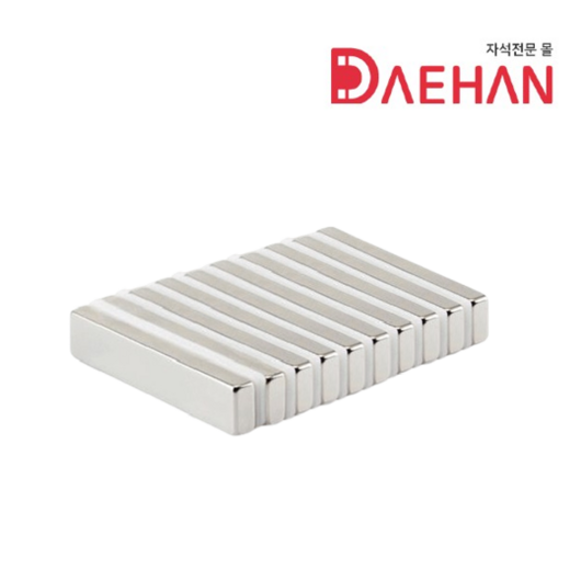 초강력 네오디움 사각자석 40x10x5mm, 10개