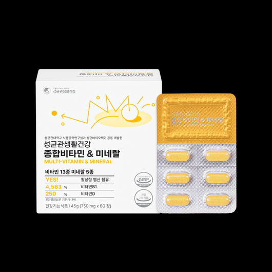 (유저셀) 무료배송[성균관생활건강] 종합비타민 멀티비타민 앤 미네랄 60정, 1개