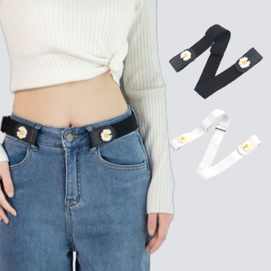 비기팬시 감쪽같쥬 버클없는 무압박 허리띠 2P + 고리 1P 1세트