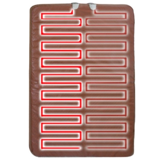 12V 차량용 전기장판 6단 조절, 황토, 130cm-180cm