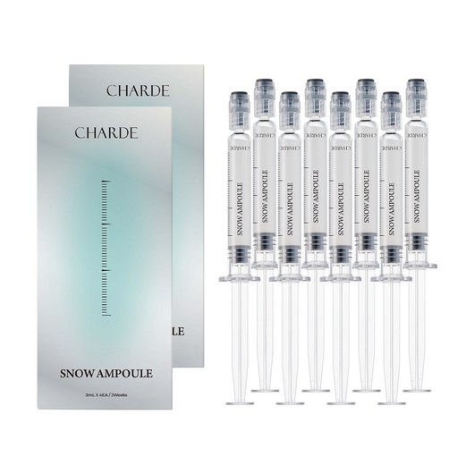 [샤르드] 스노우 앰플 세트 (3ml x 4개입) 나이아신아마이드, 2세트, 12ml