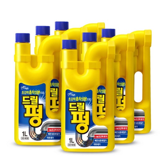 드릴펑 무균무때, 1L, 6개