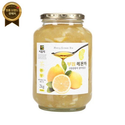 메가커피 씨밀레 봉밀레몬차 2kg 1박스 6개