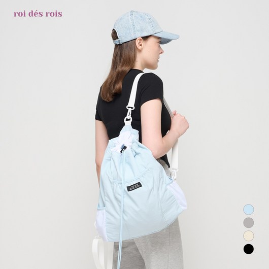 [로아드로아] 가벼운 여자백팩 캐쥬얼가방 드로우 스트링 백팩 (4COLOR)