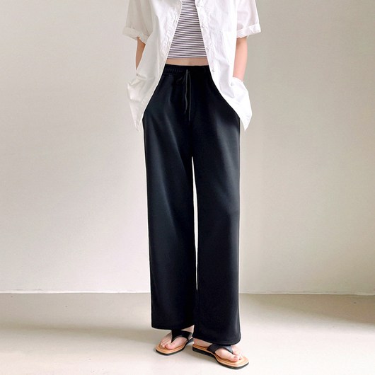 위너 와이드 트레이닝 팬츠 3color FREE~빅사이즈 [남녀공용] 데일리 일상 홈웨어