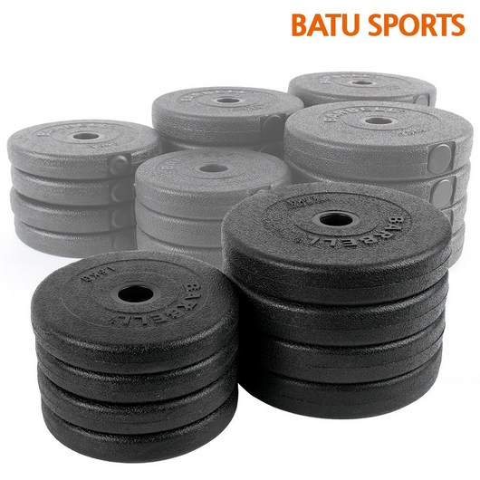 조립식 PVC 바벨 원판 1kg 2kg 2kg 3kg 3kg 5kg 8kg 10kg 경량 원판 25mm 아령 덤벨 역기봉 바벨바, 2개, 블랙
