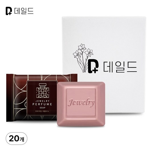 데일드 퍼퓸 향수 세수 목욕 미용 비누, 80g, 20개