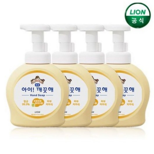 아이깨끗해 핸드워시 순 490ml x 4개, 1개