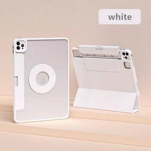 아이패드 호환 키보드 애플 호환용 태블릿 보이지 않는 펜 마그네틱 분리 10 9 세대 미니 6 에어 4 5 프로 11 2021 2022, 없음, 없음, 1.WHITE - ipad 7 8 9th 10.2