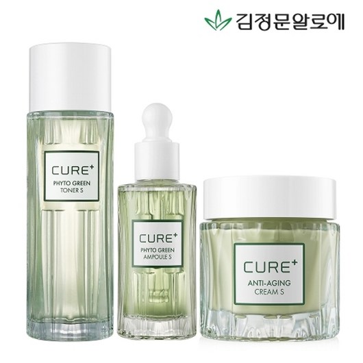 김정문알로에 [김정문알로에] 피토 그린S 토너+앰플+안티에이징크림