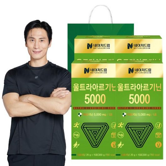 네이처드림 [네이처드림] 울트라아르기닌 5000 15포 x 4박스(총 60포), 300g