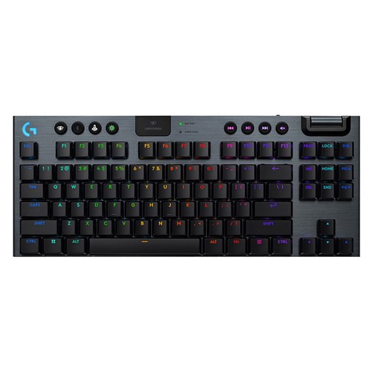 로지텍 G915 X 라이트스피드 TKL 유무선 게이밍 키보드, 블랙 리니어, 로우축