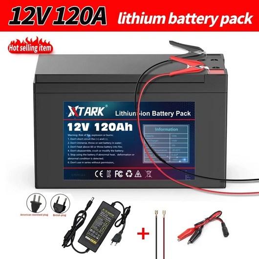 CR123A 건전지 배터리 18650 리튬 이온 충전식 DC 12.6V 120Ah EU 3A Cr123a 버스 헤드 케이블, 7)12.6V 3A charger, 1개