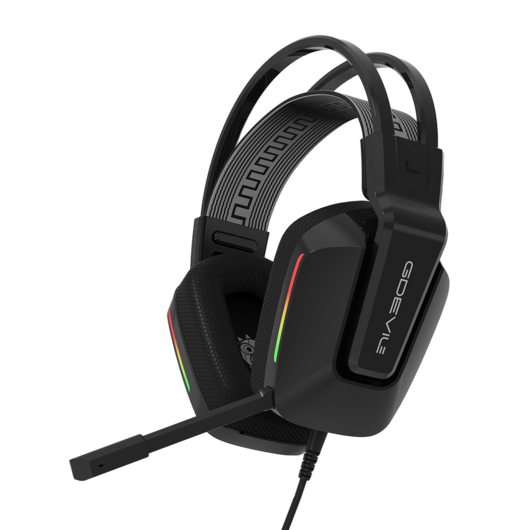 지데빌 G737 TUNE71 가상 7.1채널 RGB 서라운드 노이즈 캔슬링 단방향 마이크 게이밍 헤드셋, G737 TUNE, 01. 블랙(G737 TUNE)