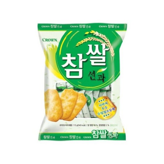 크라운참쌀 [2개묶음] 크라운 문구세트 참쌀선과115g DWFFLUP4, 1개