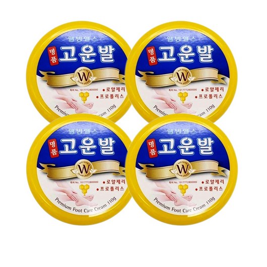 고운발 풋크림, 110g, 4개