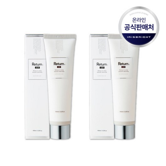 리턴엔2.0 저자극 튼살크림 보습케어크림 임산부크림, 100ml, 2개