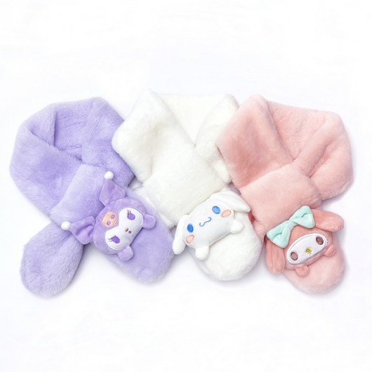 보들보들 극세사 파스텔 네키목도리 머플러 넥워머 남녀공용