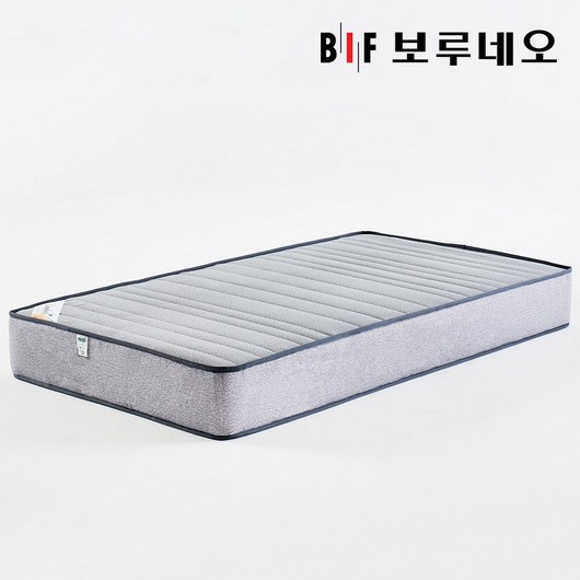 보루네오 베리 프리미엄 독립 스프링 매트리스 싱글 PL0100, 진그레이, 진그레이