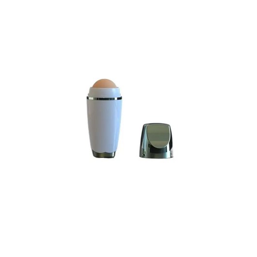 천연 얼굴 오일 흡수 롤러 모공 청소 화산석 마사지, 1개, 1.white