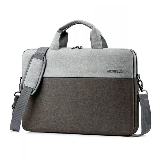 무에뜨 배색 노트북 쿠션 서류 가방