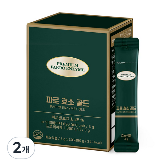 올바른 파로 효소 골드, 2개, 90g