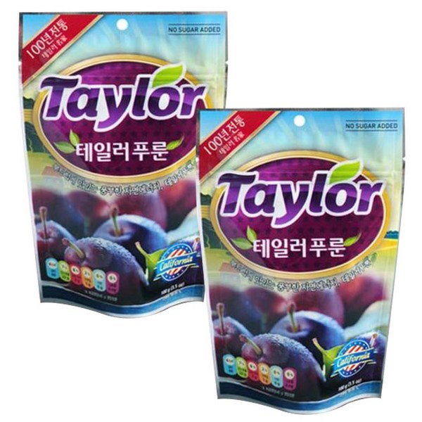 테일러 리치 푸룬 건자두, 250g, 2개