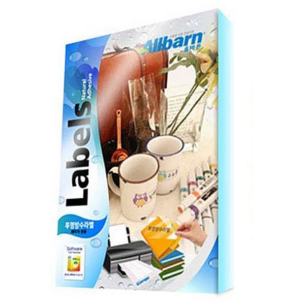 올바른라벨 투명 방수 레이저용 라벨지 A4전지
