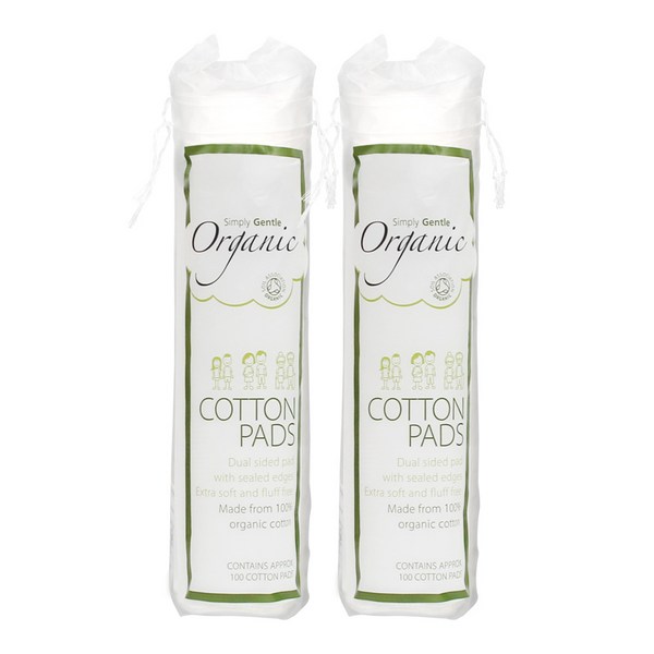 심플리잰틀 화장솜, 100매입, 2개