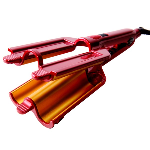 씨엔에스월드 전문가용 온도조절 헤어 매직 고데기 TRIPLE WAVE IRON