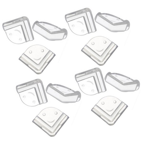 L형 코너보호대, 투명, 4.5cm, 12개