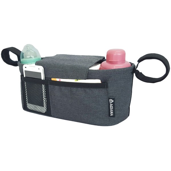 아기아나 미끄럼방지 유모차정리함, 진그레이, 1개