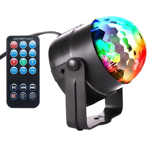 사운드판다 LED 미러볼 라이트 기타파티소품