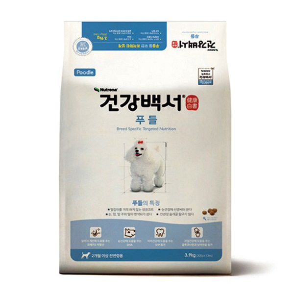 뉴트리나건강백서 강아지 기능성 사료