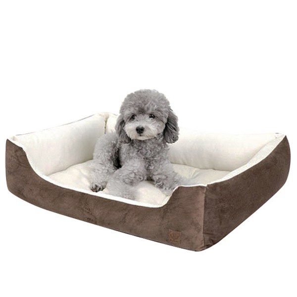 딩동펫 소프트 터치 방석, 브라운, M(70 x 50 ..., 1개