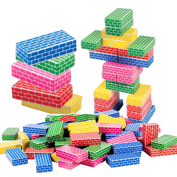 에듀플레이 종이 벽돌 블록 50p