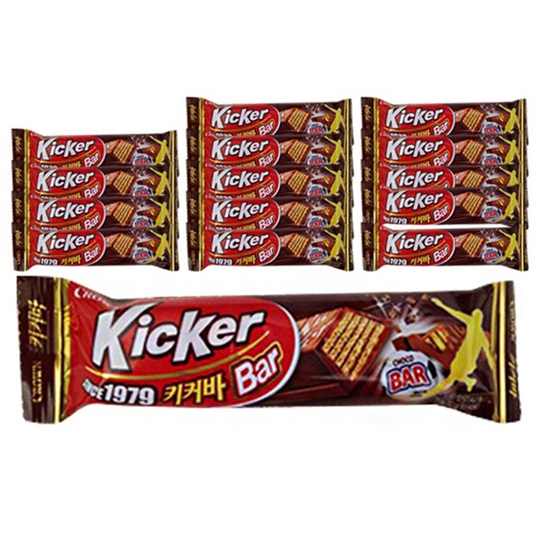 크라운 키커 초코바, 30g, 15개
