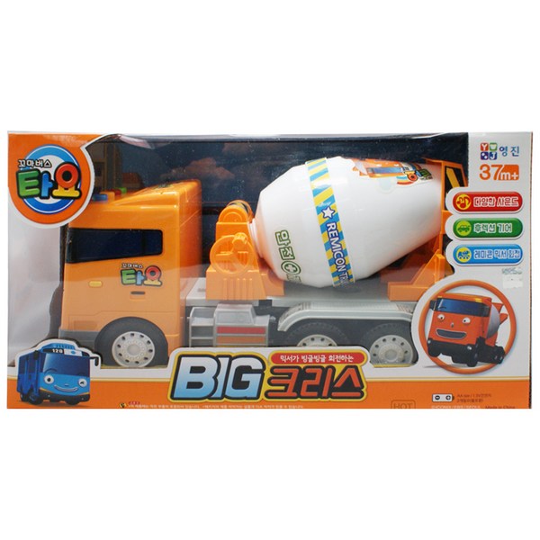 타요 BIG 크리스 작동완구, 혼합색상, 33 x 14 x ..., 1개