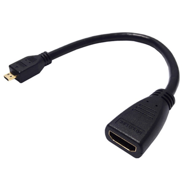 마하링크 HDMI F to Micro HDMI M 변환젠더 15cm