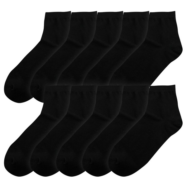 이지레그 남성용 무지 심플 중목 양말 10켤레