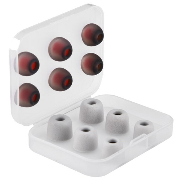 칼론 이어폰 이어팁 메모리폼 6p + 실리콘 6p