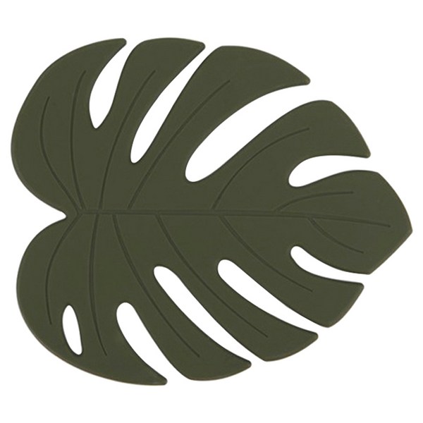 데일리라이크 실리콘 냄비받침, 몬스테라, 1개