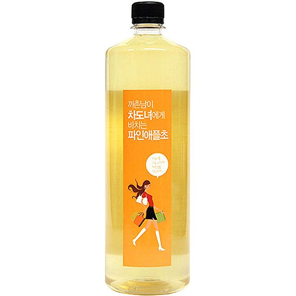 천년미인 차도녀 파인애플초, 1L, 1개