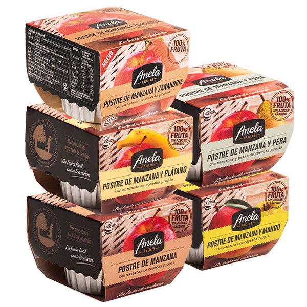 아넬라 생과일 퓨레 5종 세트, 혼합맛(망고,사과,..., 1kg, 1세트